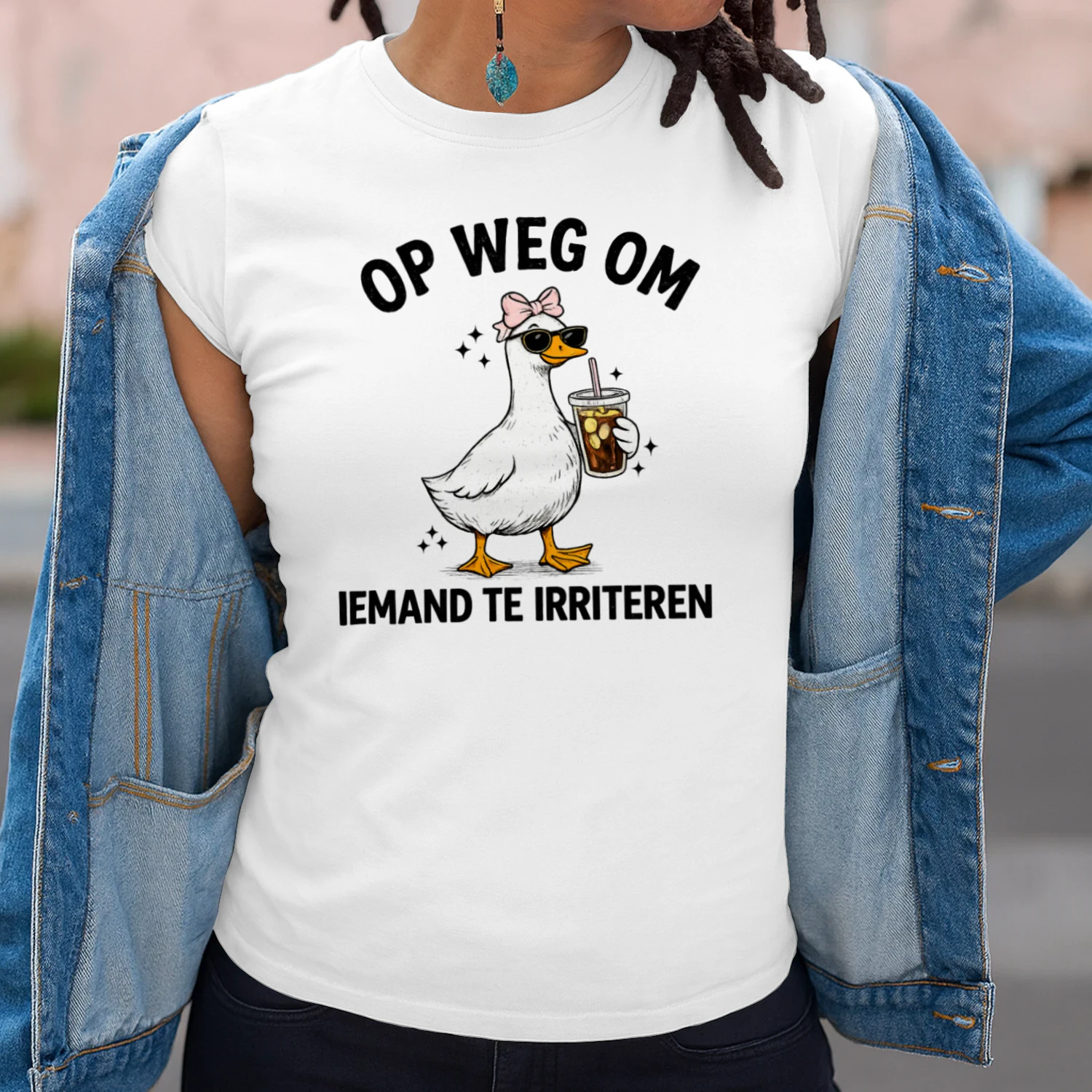 Op Weg Om Iemand Te Irriteren – Grappig Duck T-Shirt