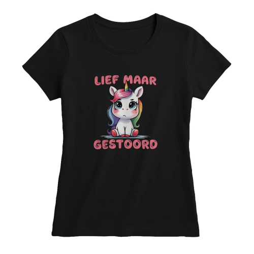 Emotional Unicorn Flower T-shirt Copy