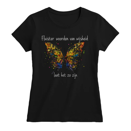 white let it be Butterfly