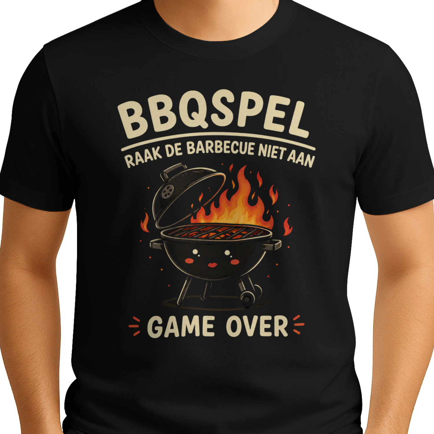 T-shirt BBQSPEL GAME OVER