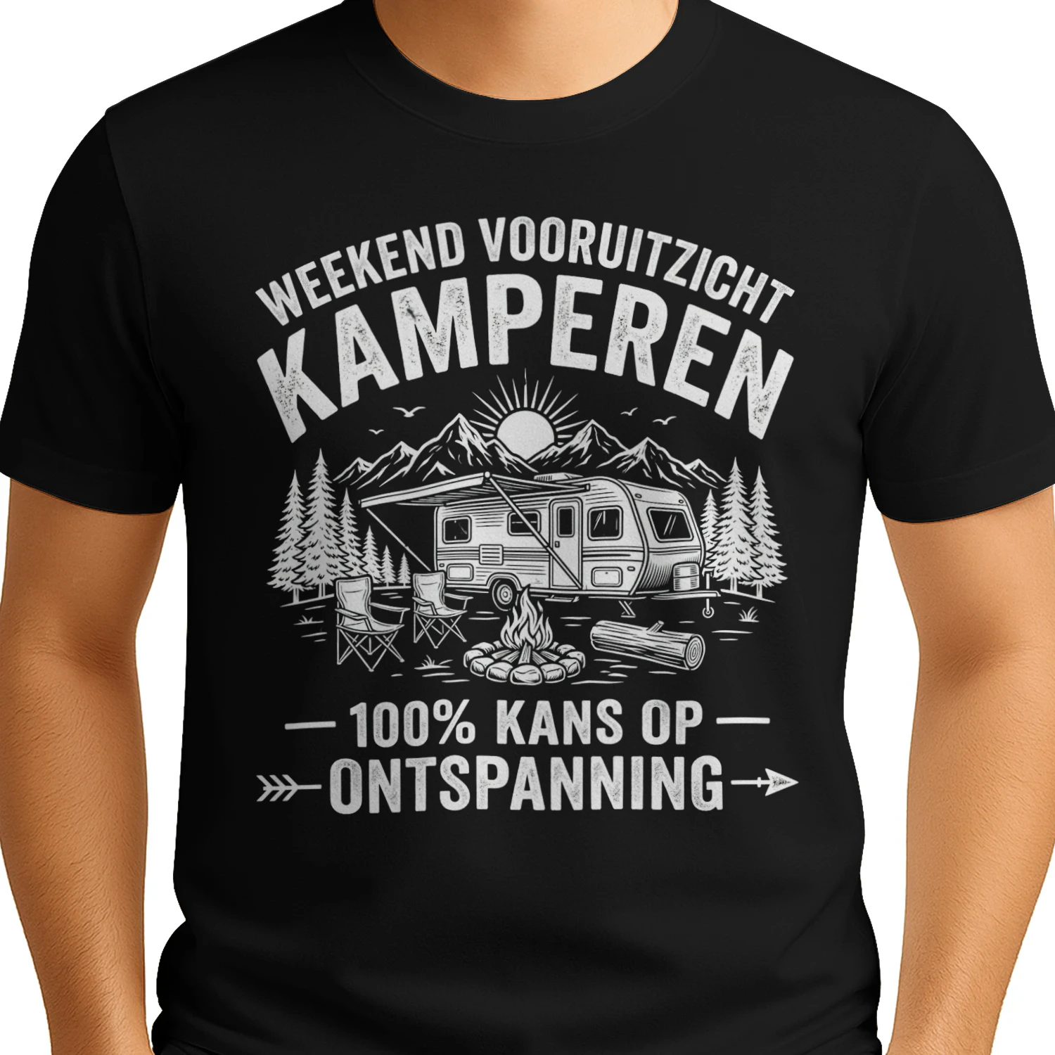 T-shirt 100% Kans Op Ontspanning