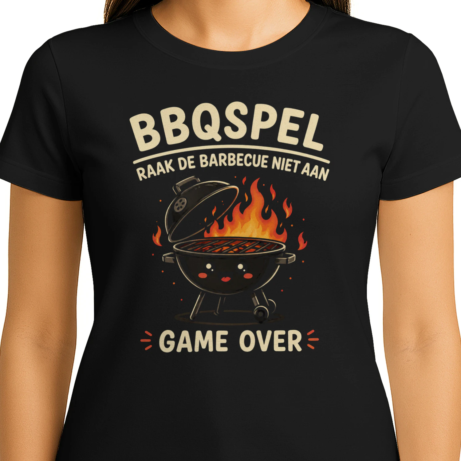 T-shirt BBQSPEL GAME OVER