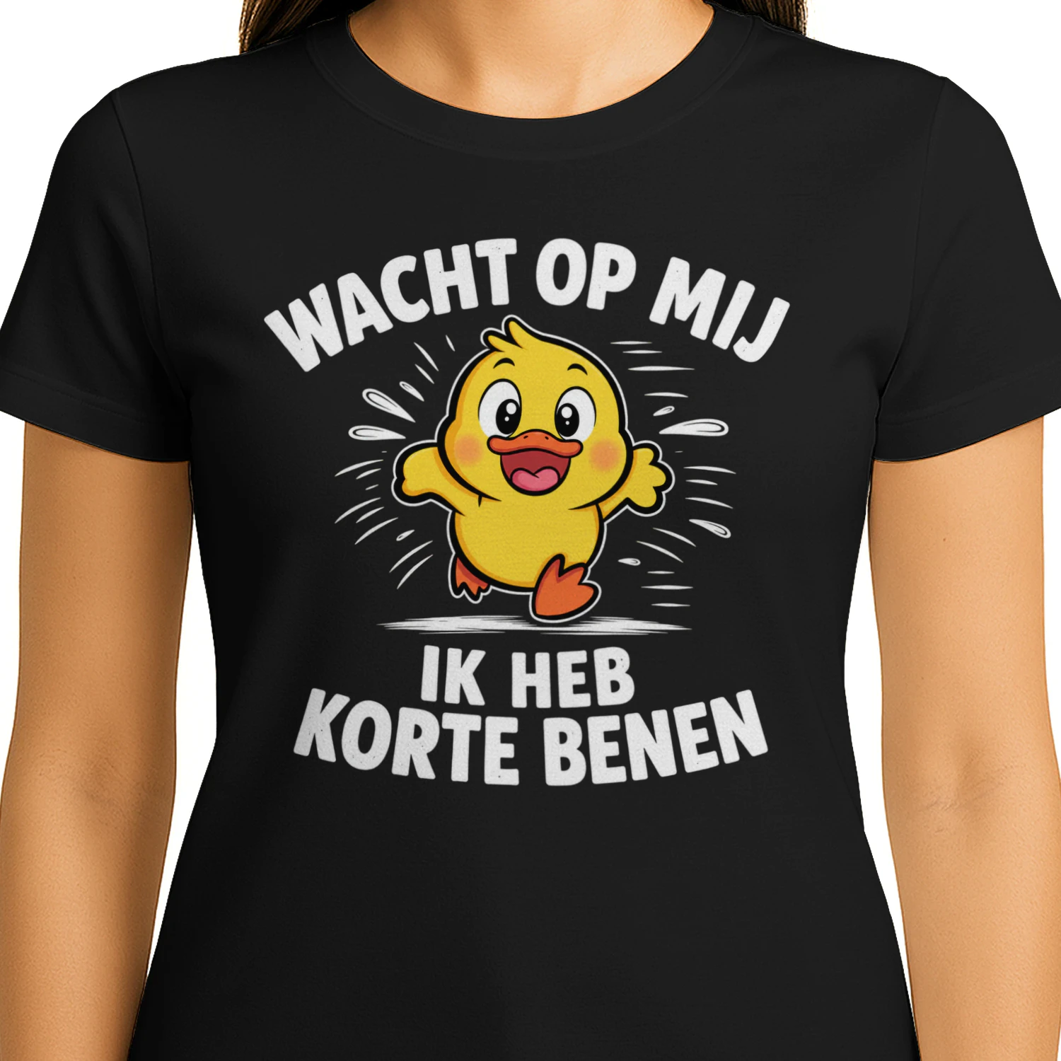 Wait for Me – Funny Duck T-Shirt
