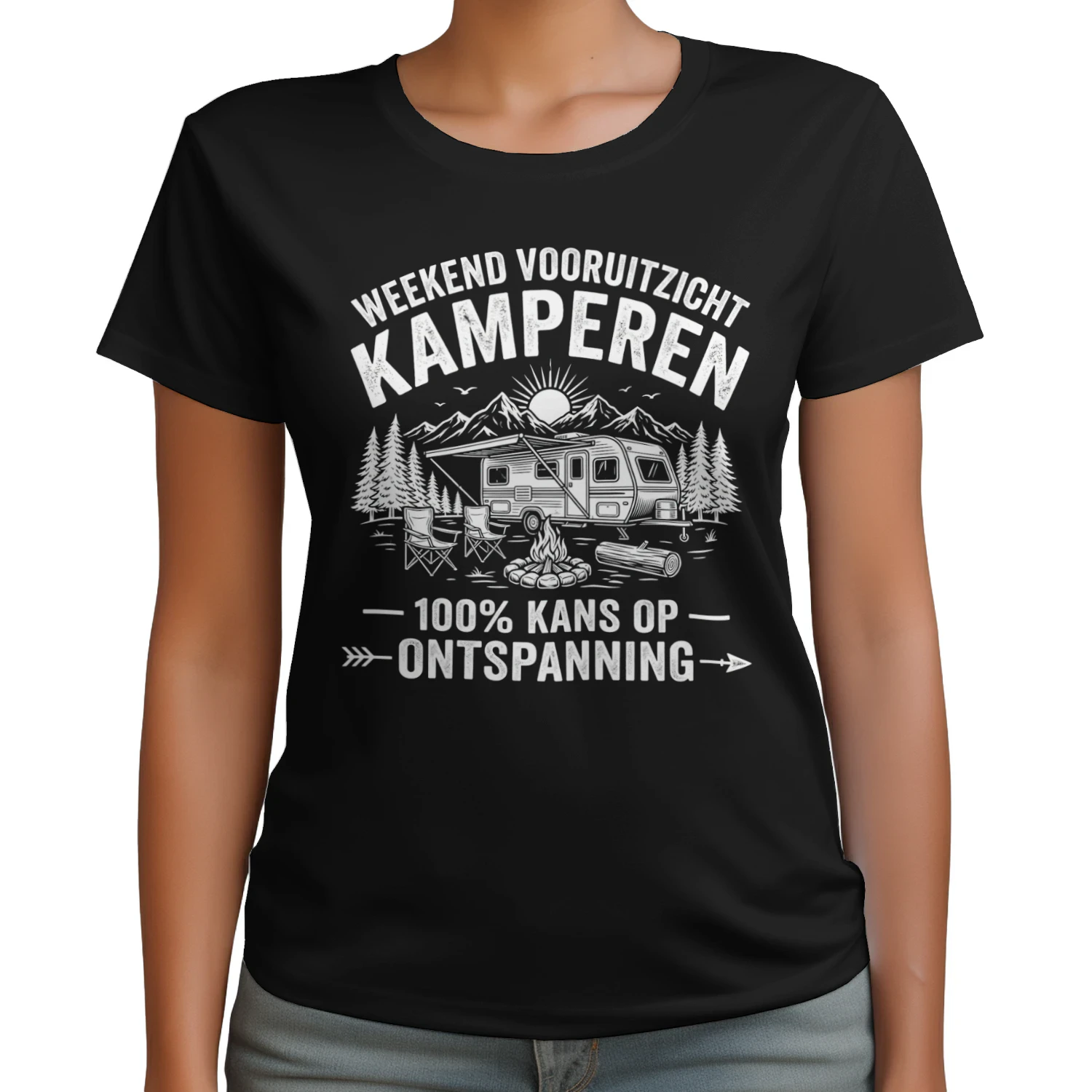 T-shirt 100% Kans Op Ontspanning