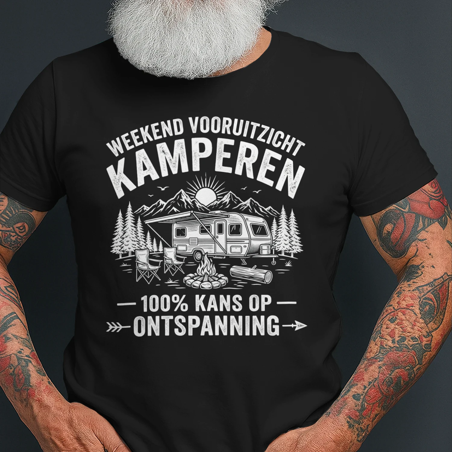 T-shirt 100% Kans Op Ontspanning