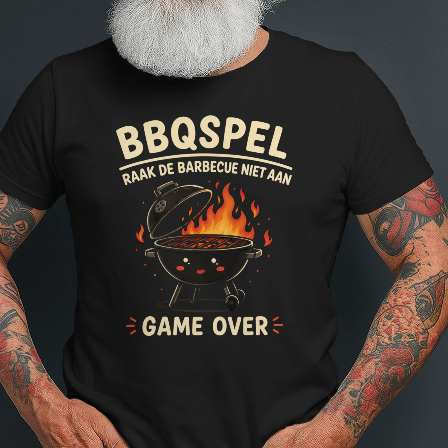 T-shirt BBQSPEL GAME OVER