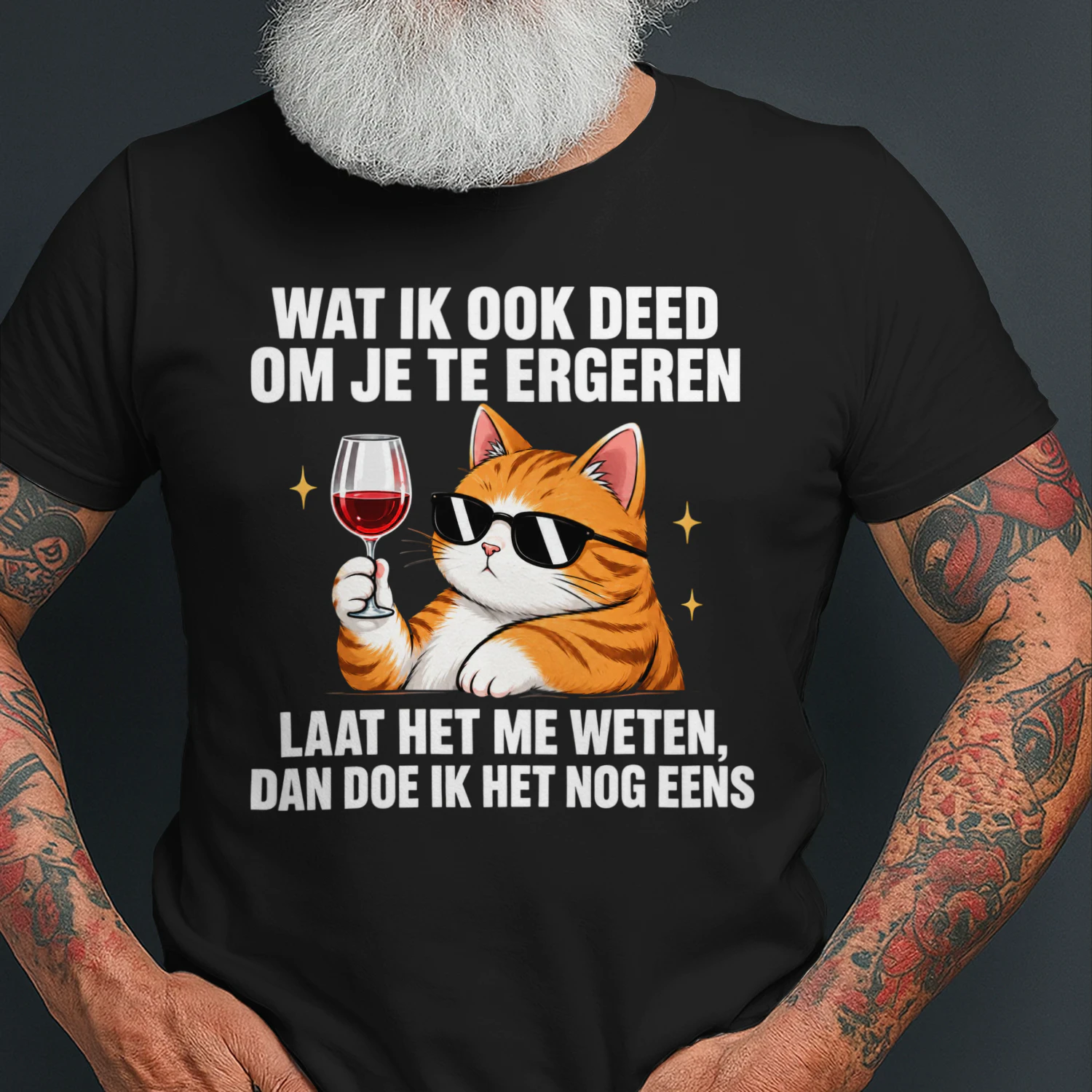 De Ondeugende Kat – Grappig T-shirt