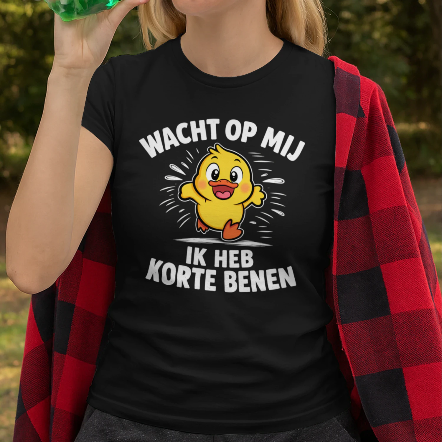 Wait for Me – Funny Duck T-Shirt