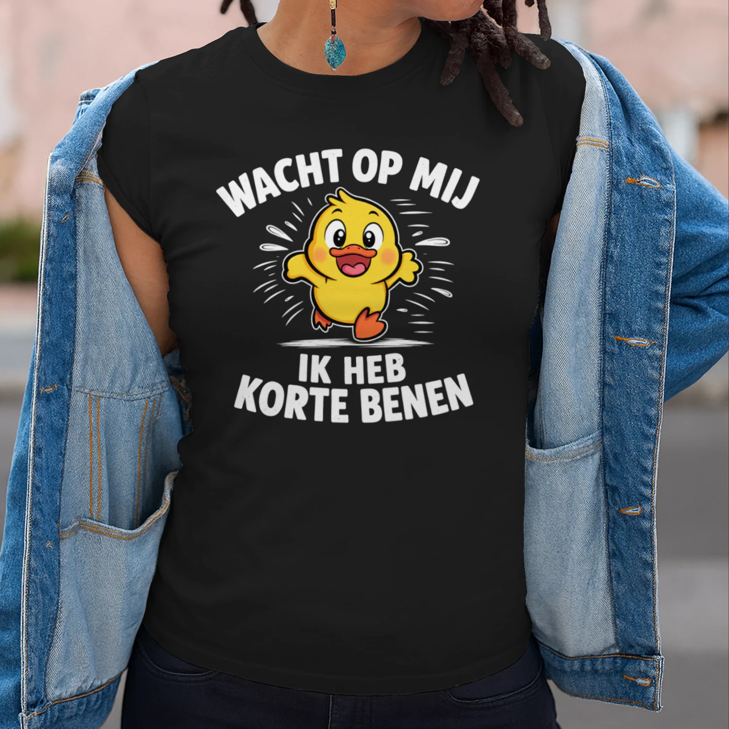 Wait for Me – Funny Duck T-Shirt