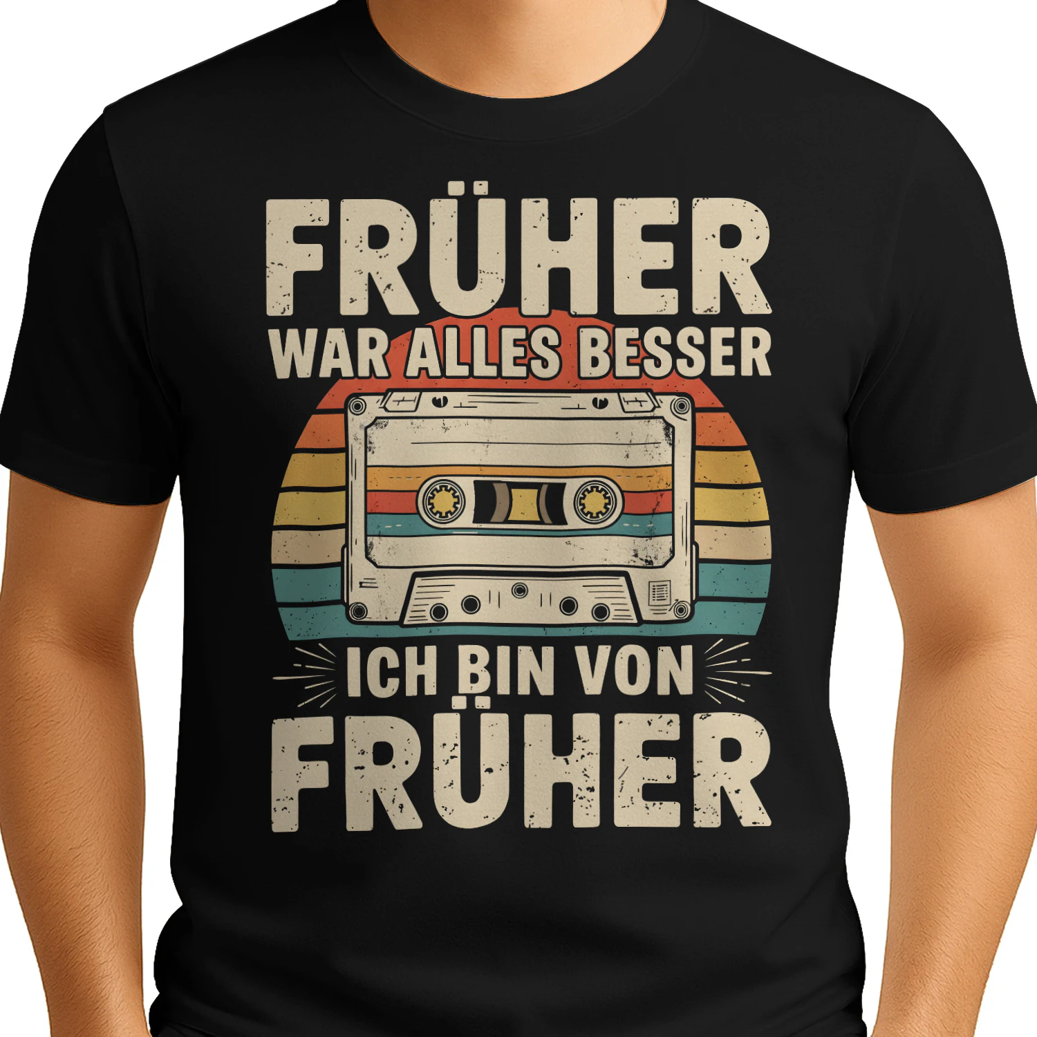 Früher War Alles Besser – Retro Kassette Nostalgie Design