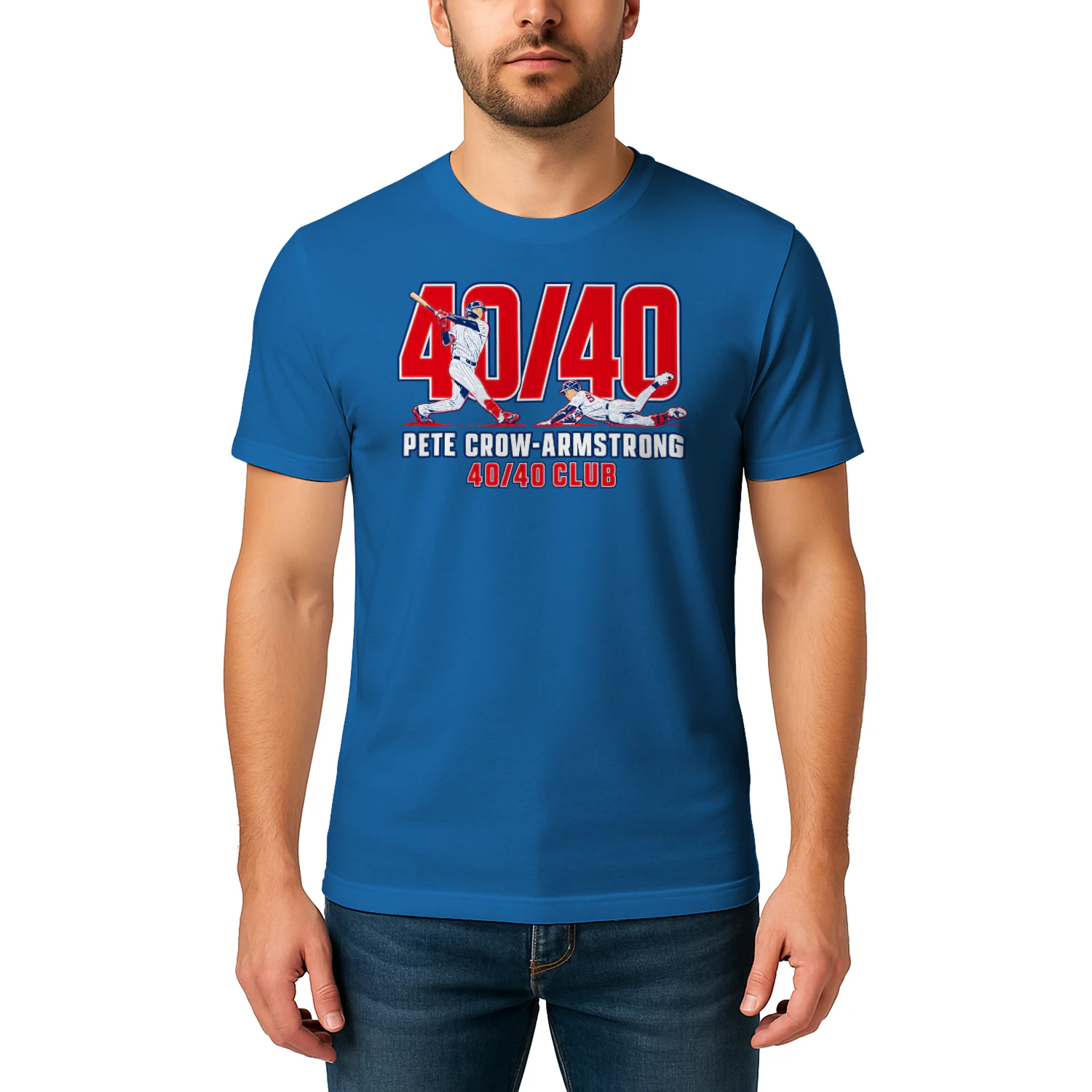 Pete Crow-Armstrong - 40/40 - Chicago Baseball -LIMITED EDITION
