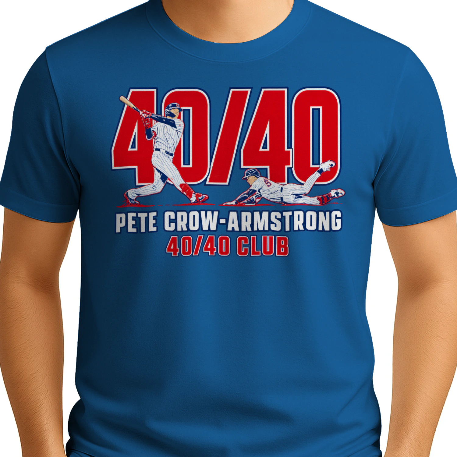 Pete Crow-Armstrong - 40/40 - Chicago Baseball -LIMITED EDITION