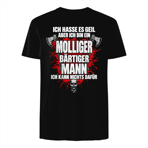Molliger Bartiger Mann