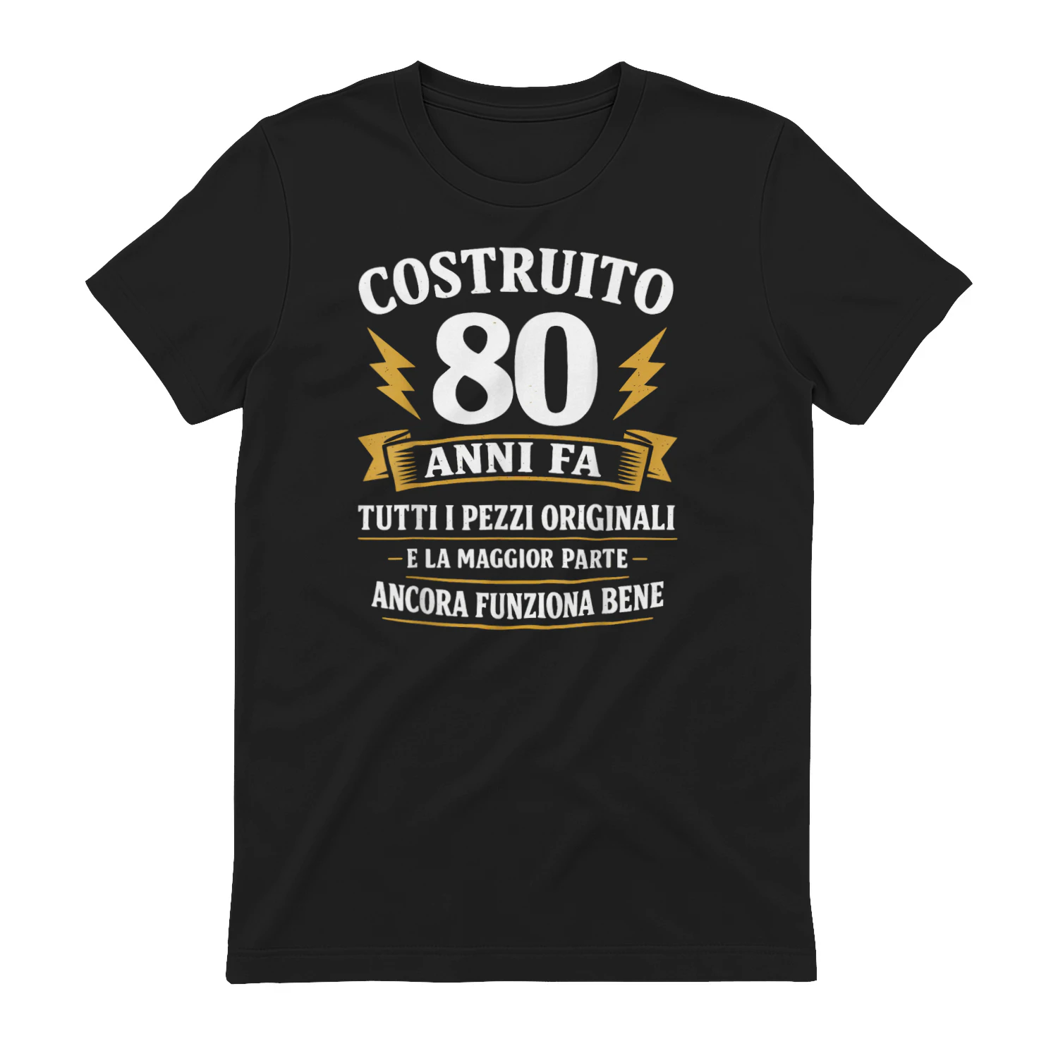 80th Birthday Gifts Funny Phrase 80 Men's Years T-Shirt