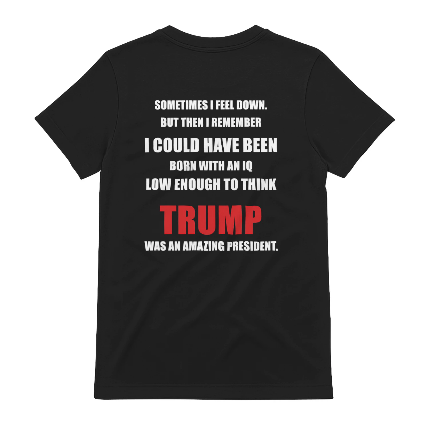 Anti Trump IQ Funny Political T-Shirt