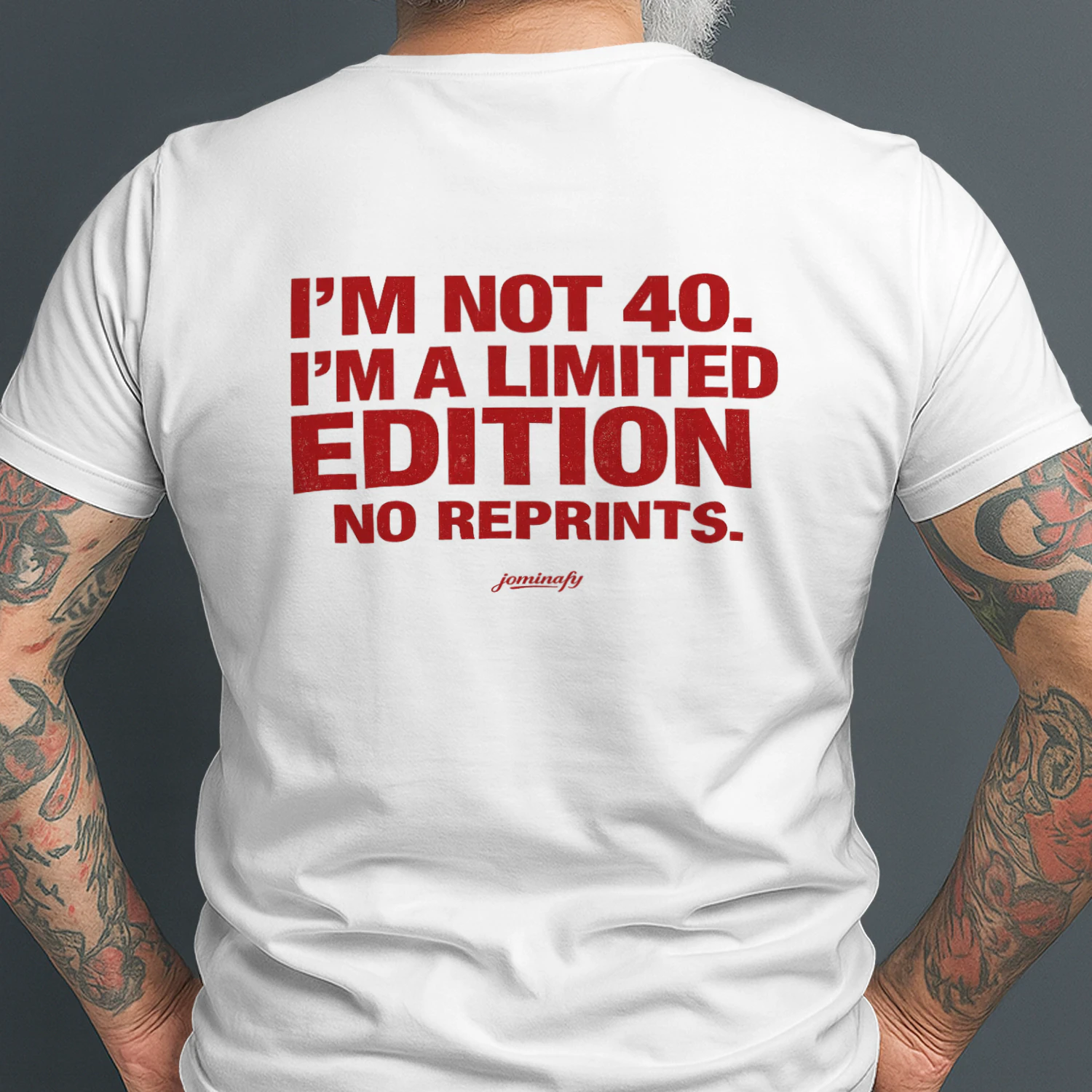 I'm Not 40, I'm a Limited Edition – Funny 40th Birthday T-Shirt | Vintage Birthday Gift |JOMINAFY®