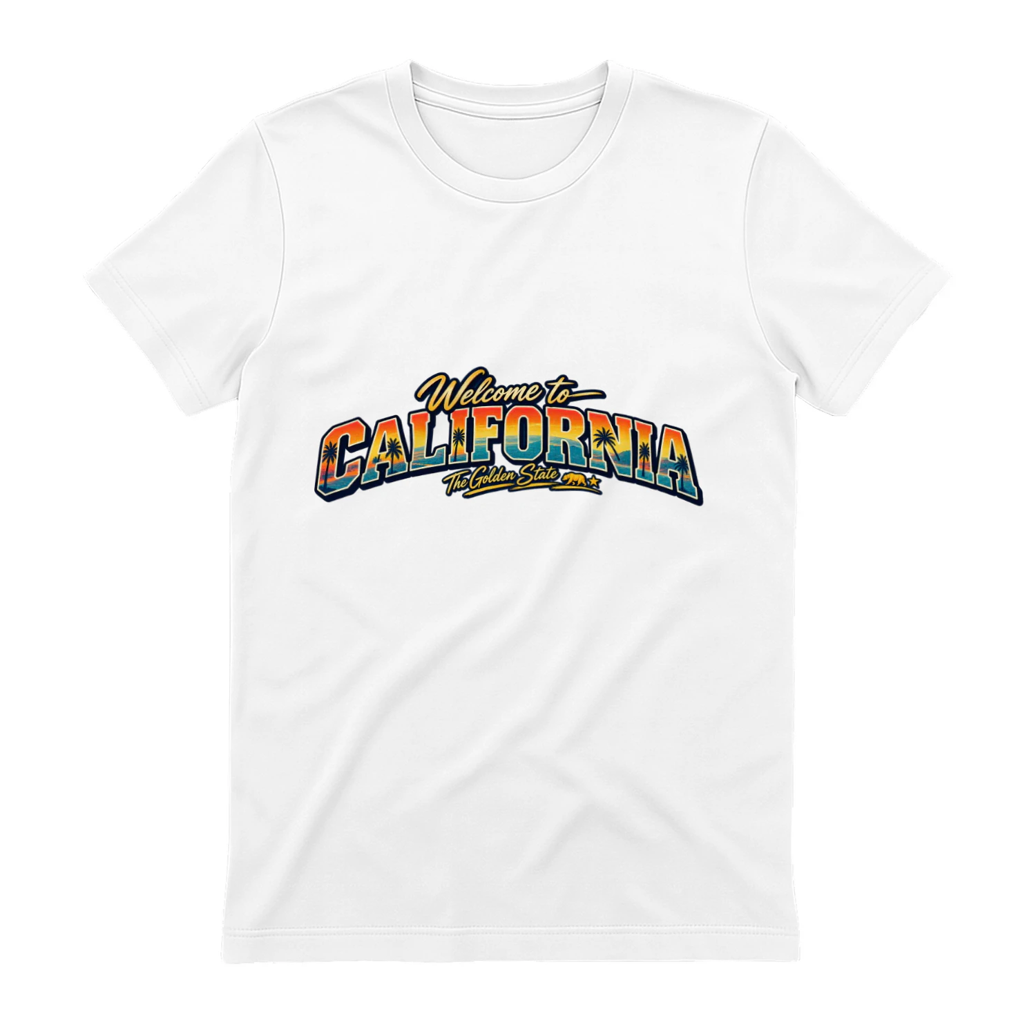 Welcome to California Vintage Travel T-Shirt | Golden State Retro Tee