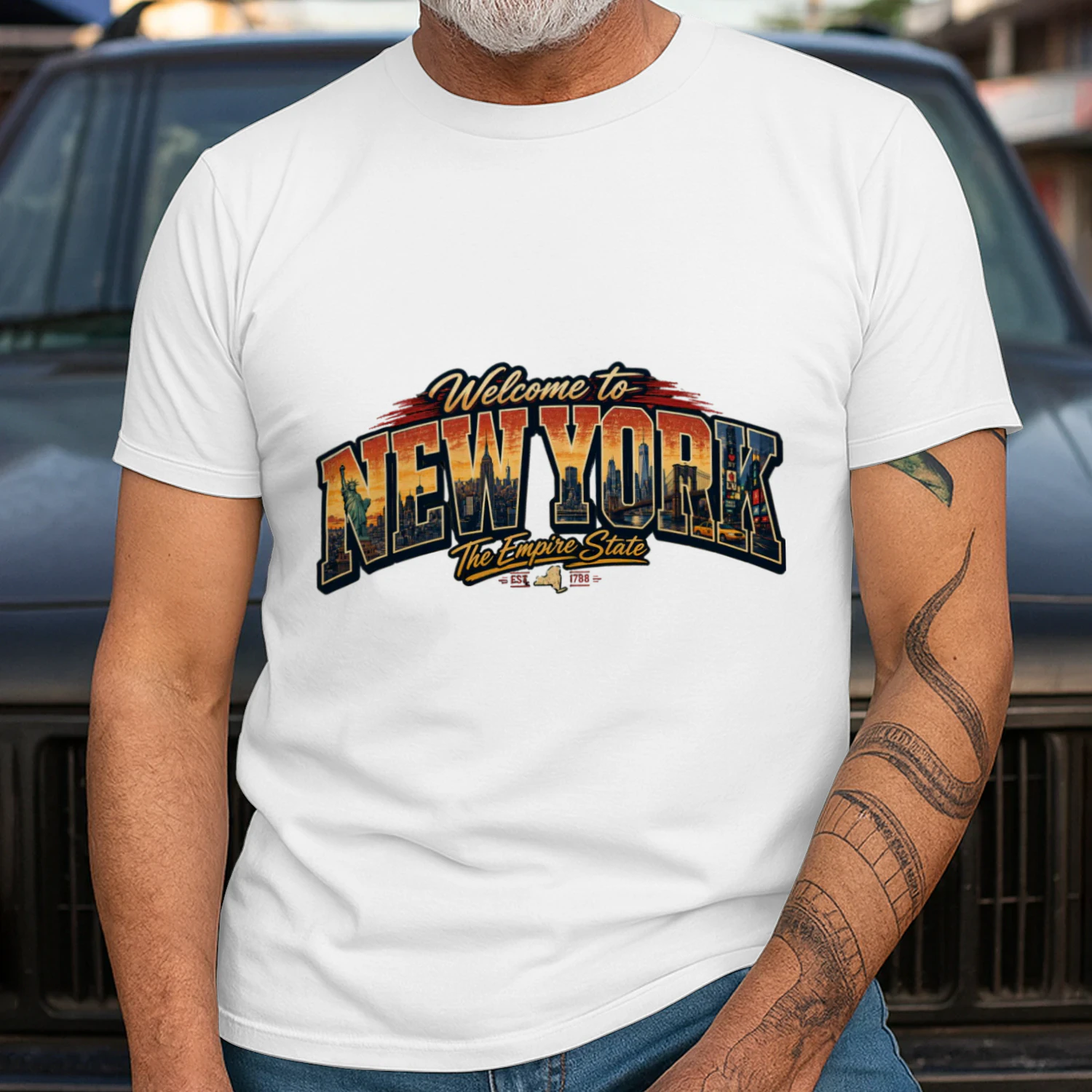Welcome to New York Vintage Travel T-Shirt – The Empire State 🗽