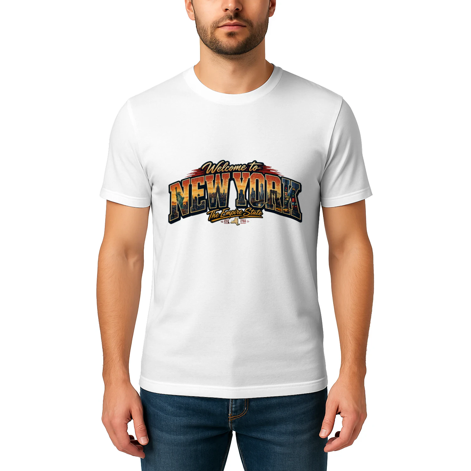 Welcome to New York Vintage Travel T-Shirt – The Empire State 🗽