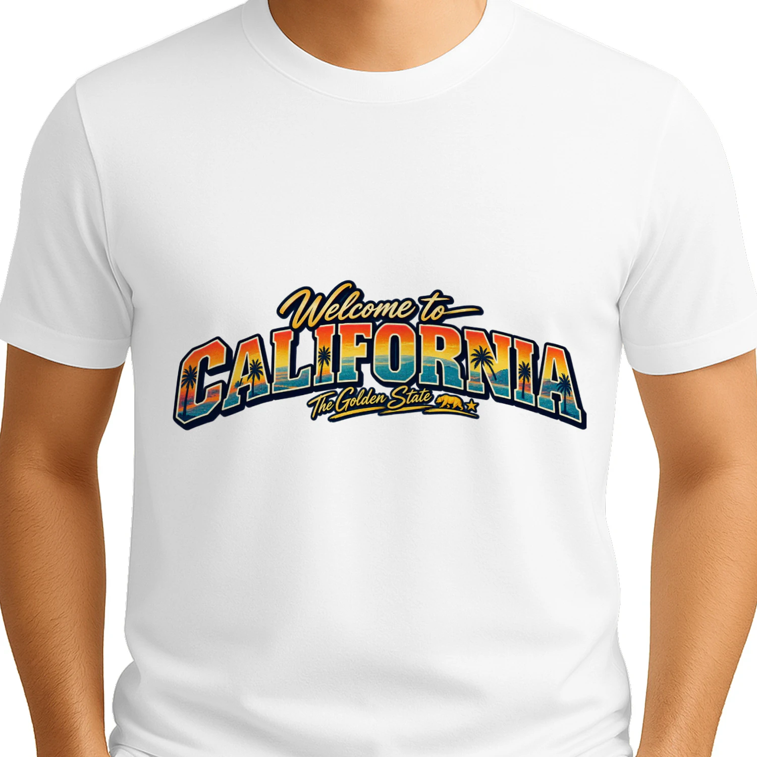 Welcome to California Vintage Travel T-Shirt | Golden State Retro Tee
