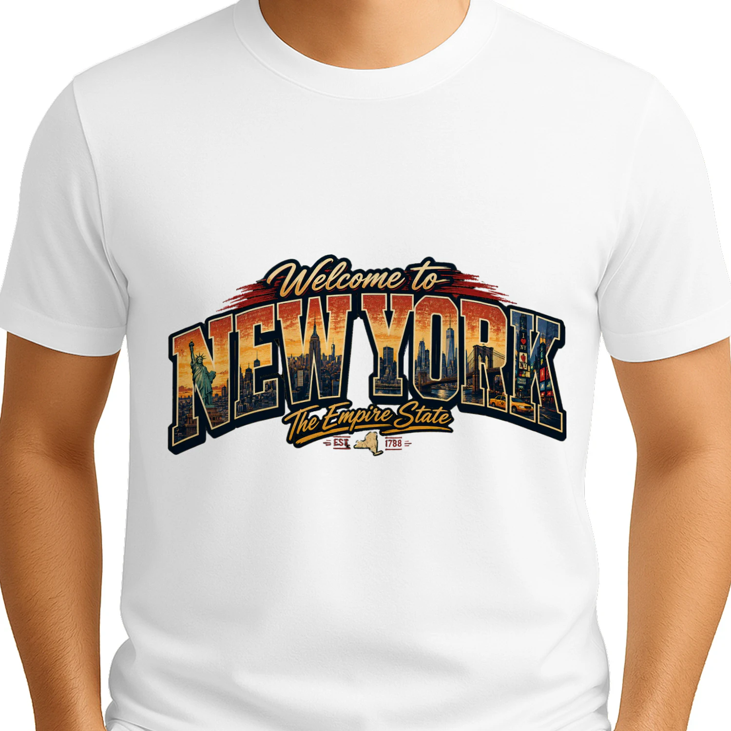 Welcome to New York Vintage Travel T-Shirt – The Empire State 🗽