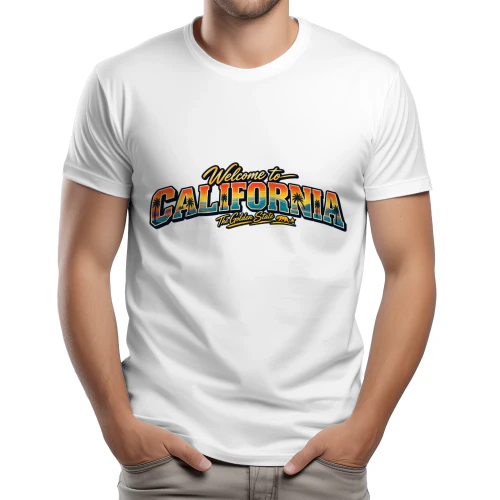 Welcome to California Vintage Travel T-Shirt 