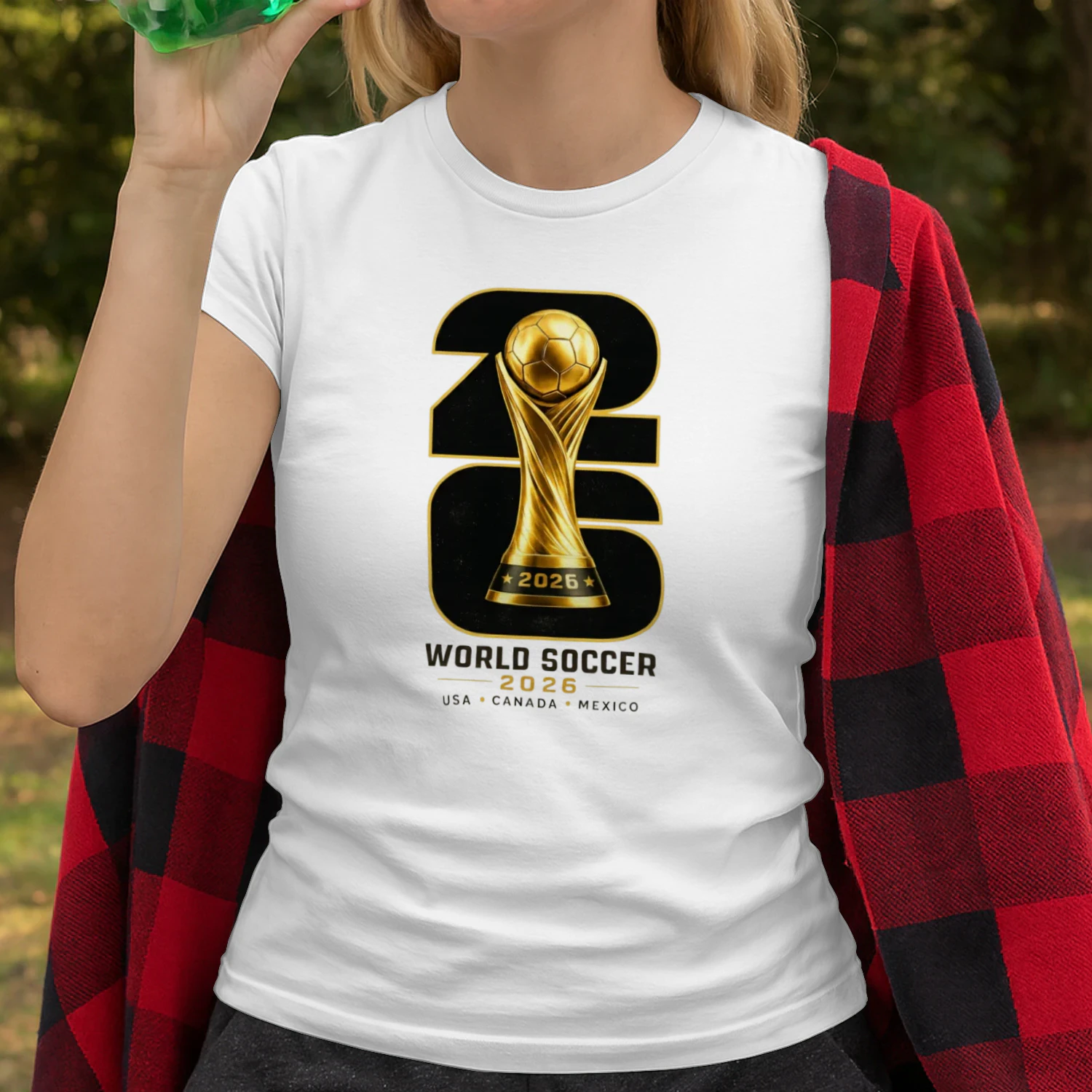 ⚽ World Cup 2026 Soccer Trophy Graphic – Football Fan Design for T-Shirts, Hoodies & Gifts 🏆 Get Yours!
