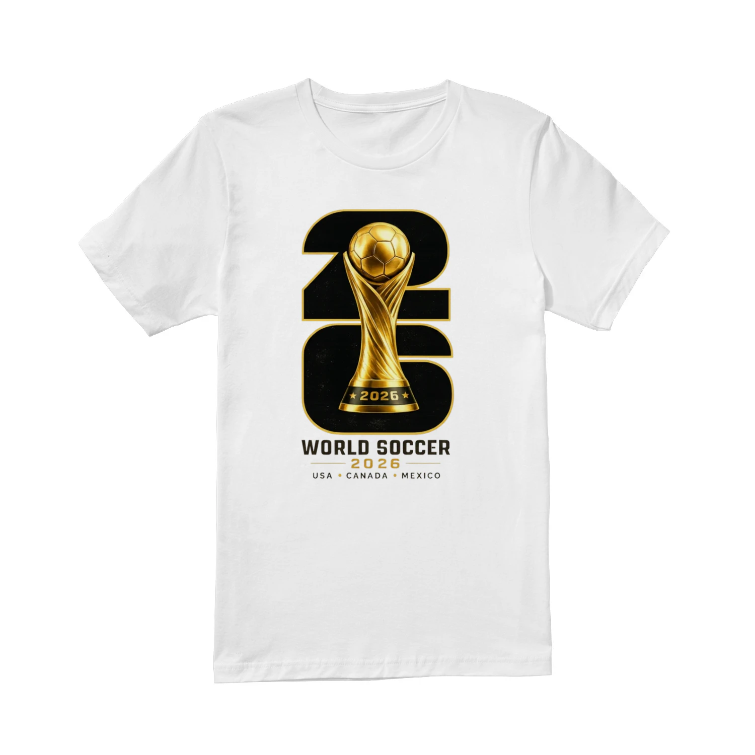 ⚽ World Cup 2026 Soccer Trophy Graphic – Football Fan Design for T-Shirts, Hoodies & Gifts 🏆 Get Yours!