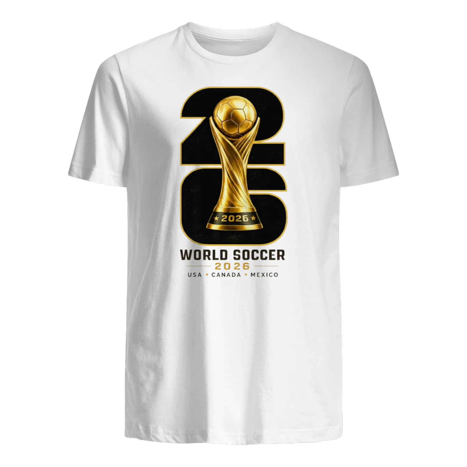 ⚽ World Cup 2026 Soccer Trophy Graphic – Football Fan Design for T-Shirts, Hoodies & Gifts 🏆 Get Yours!