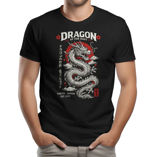🐉 Retro Japanese Dragon Graphic Tee | Harajuku Streetwear Shirt | Tokyo Aesthetic Fashion – Shop Today!