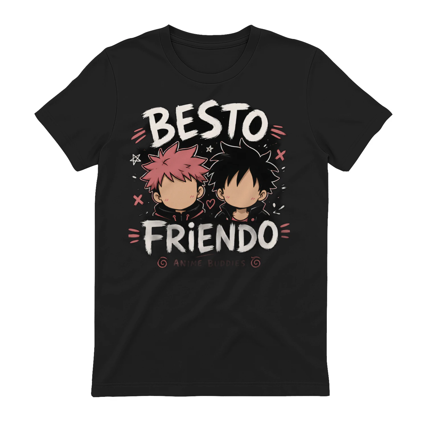 🤝 Besto Friendo Anime Buddies T-Shirt – Funny Japanese Anime Friendship Graphic Tee 🎌 Get Yours Today!