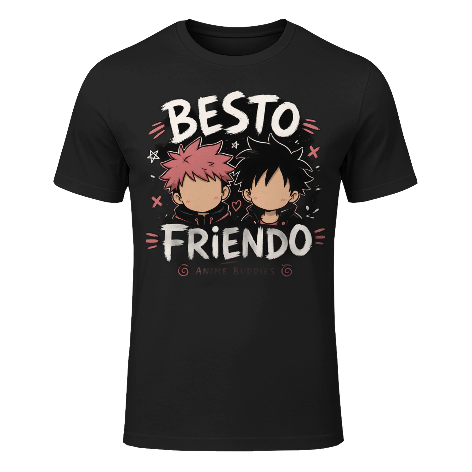 🤝 Besto Friendo Anime Buddies T-Shirt – Funny Japanese Anime Friendship Graphic Tee 🎌 Get Yours Today!