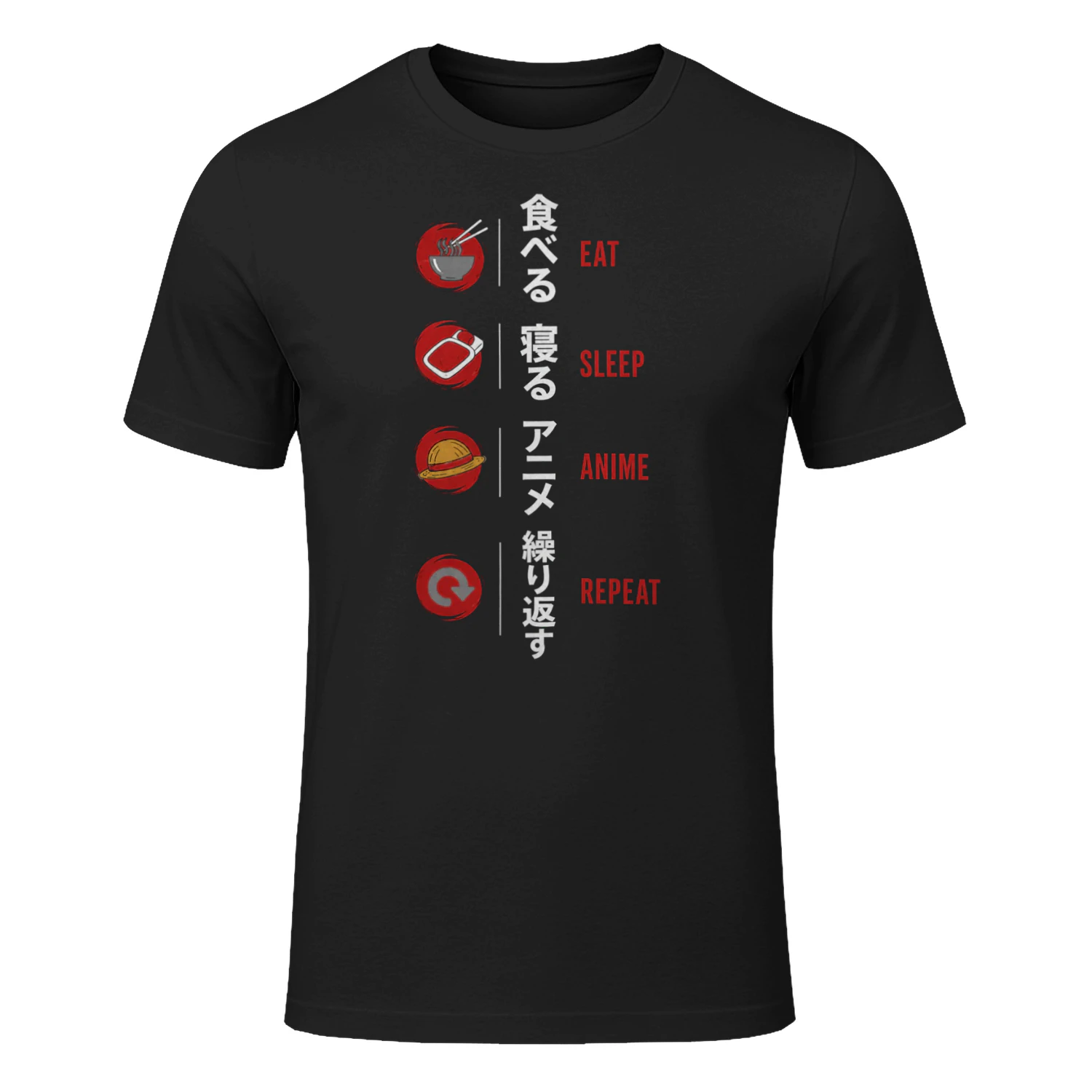 Eat Sleep Anime Repeat Anime Lover Tee