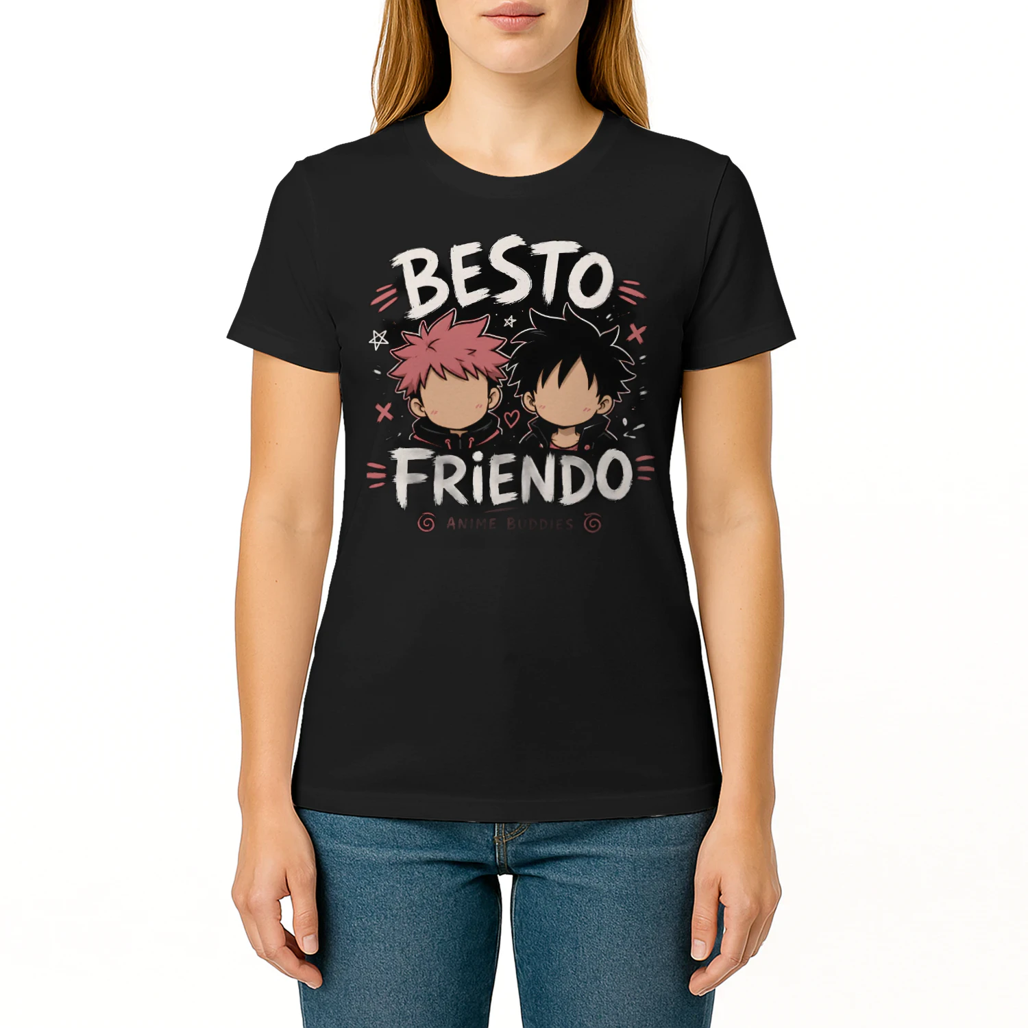 🤝 Besto Friendo Anime Buddies T-Shirt – Funny Japanese Anime Friendship Graphic Tee 🎌 Get Yours Today!
