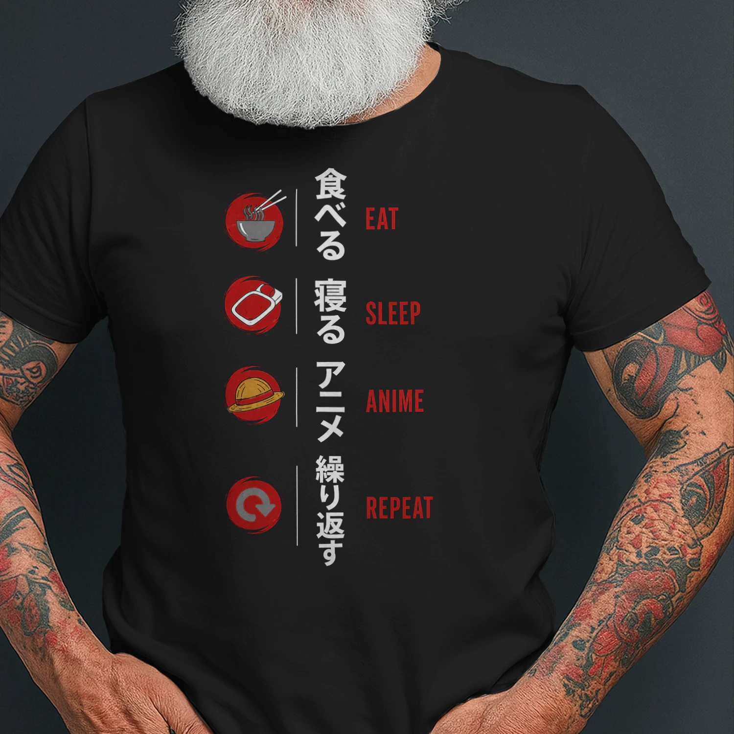 Eat Sleep Anime Repeat Anime Lover Tee