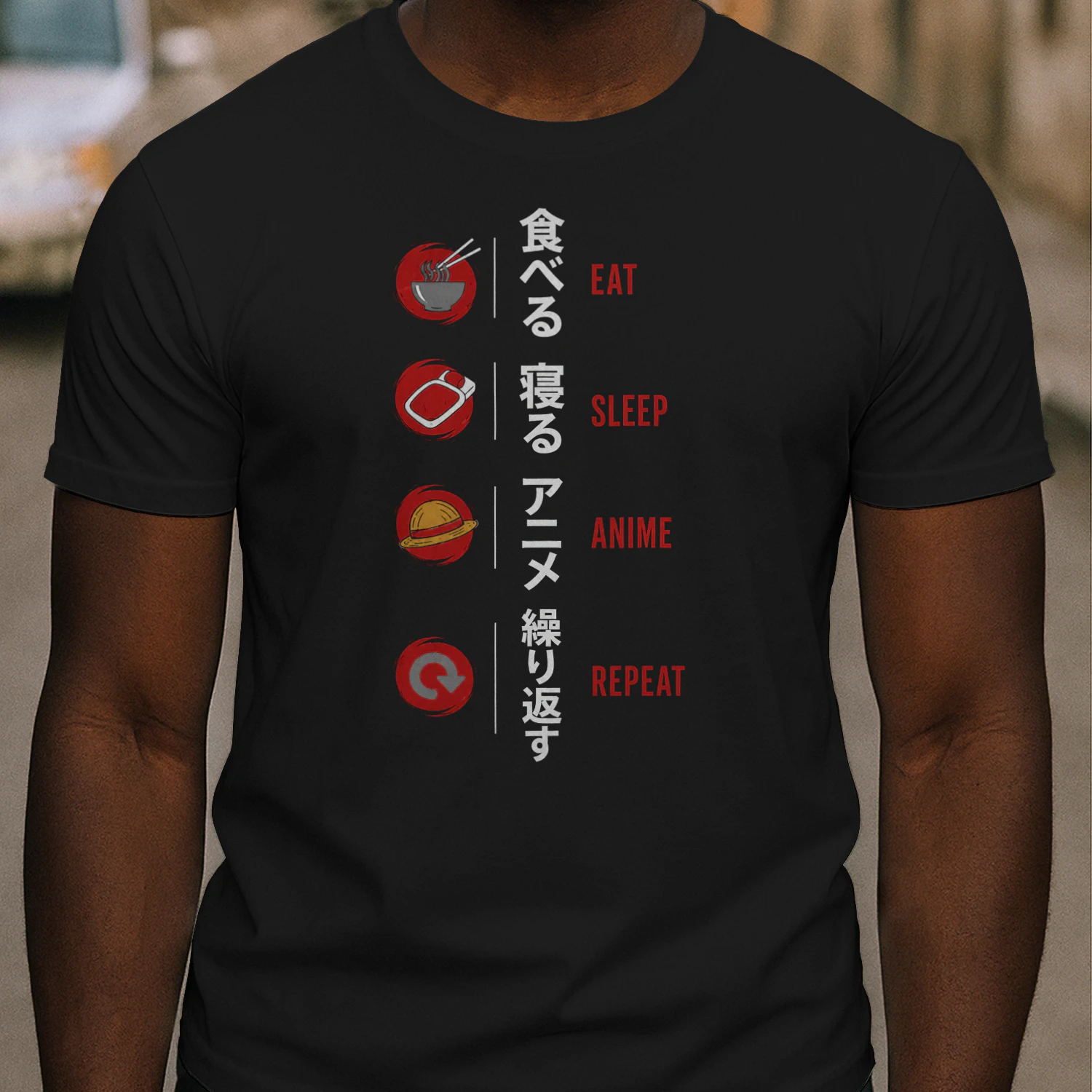Eat Sleep Anime Repeat Anime Lover Tee
