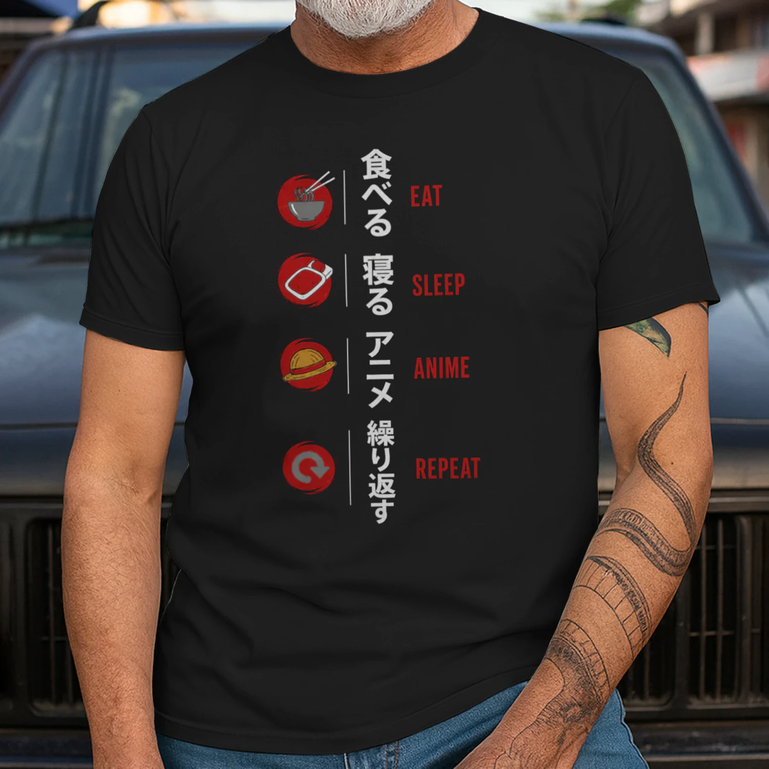 Eat Sleep Anime Repeat Anime Lover Tee