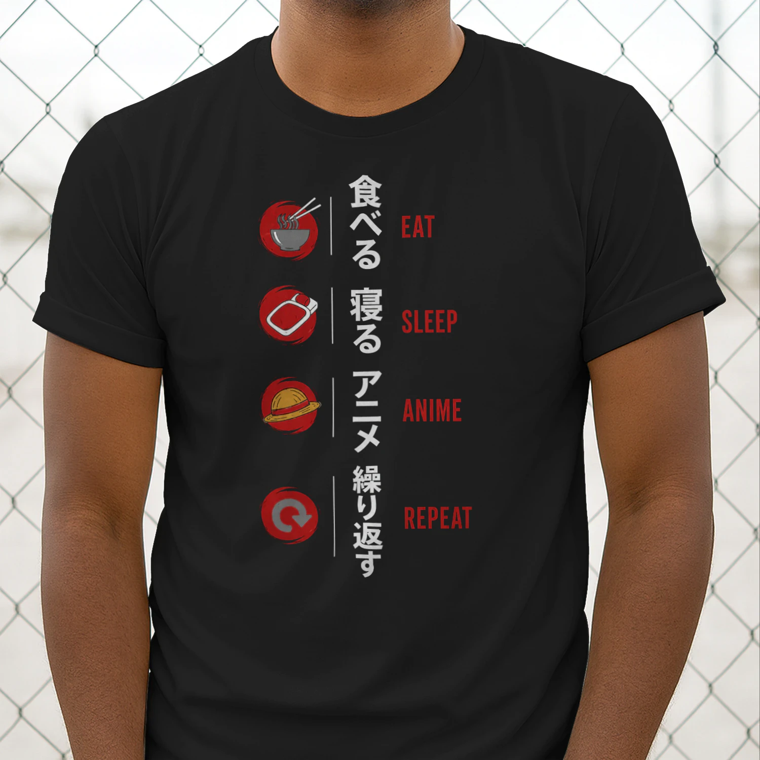 Eat Sleep Anime Repeat Anime Lover Tee