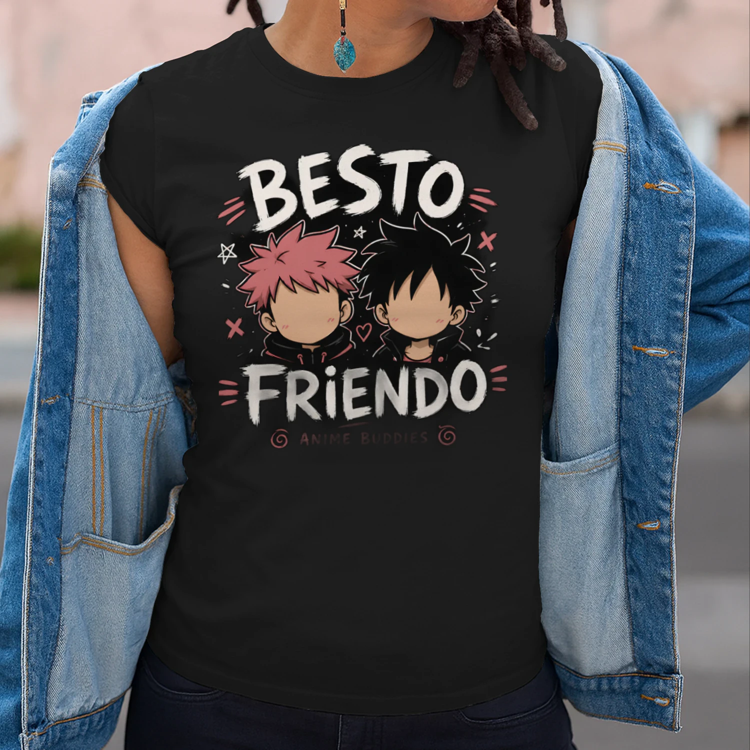 🤝 Besto Friendo Anime Buddies T-Shirt – Funny Japanese Anime Friendship Graphic Tee 🎌 Get Yours Today!