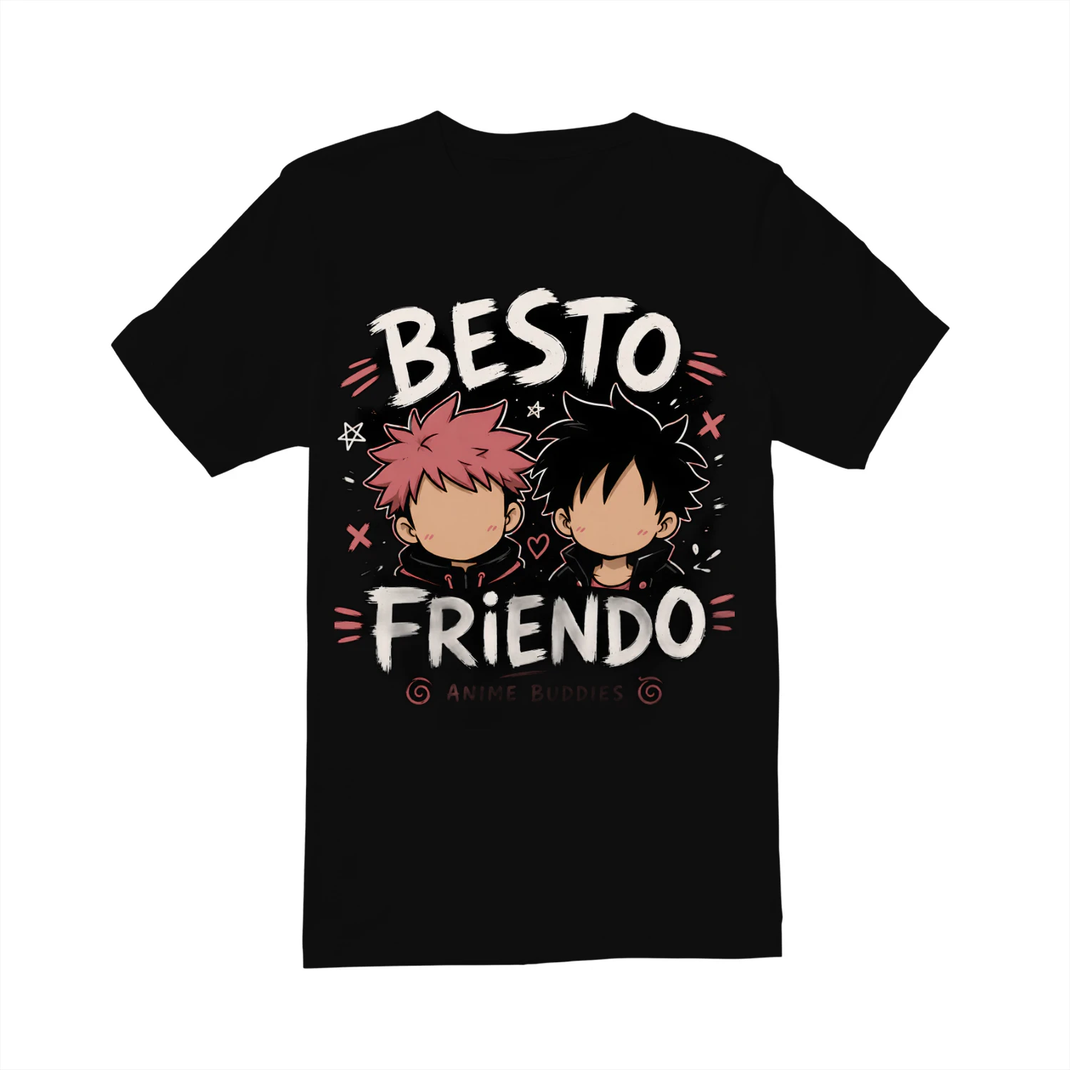 🤝 Besto Friendo Anime Buddies T-Shirt – Funny Japanese Anime Friendship Graphic Tee 🎌 Get Yours Today!