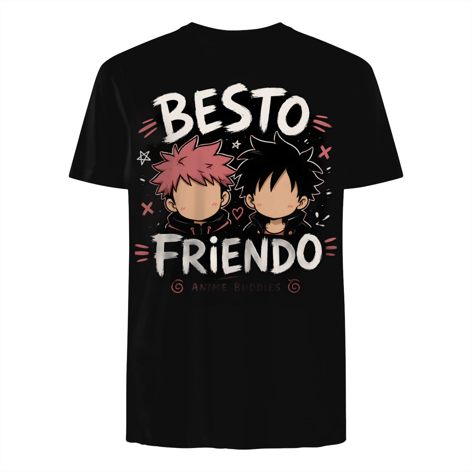 🤝 Besto Friendo Anime Buddies T-Shirt – Funny Japanese Anime Friendship Graphic Tee 🎌 Get Yours Today!
