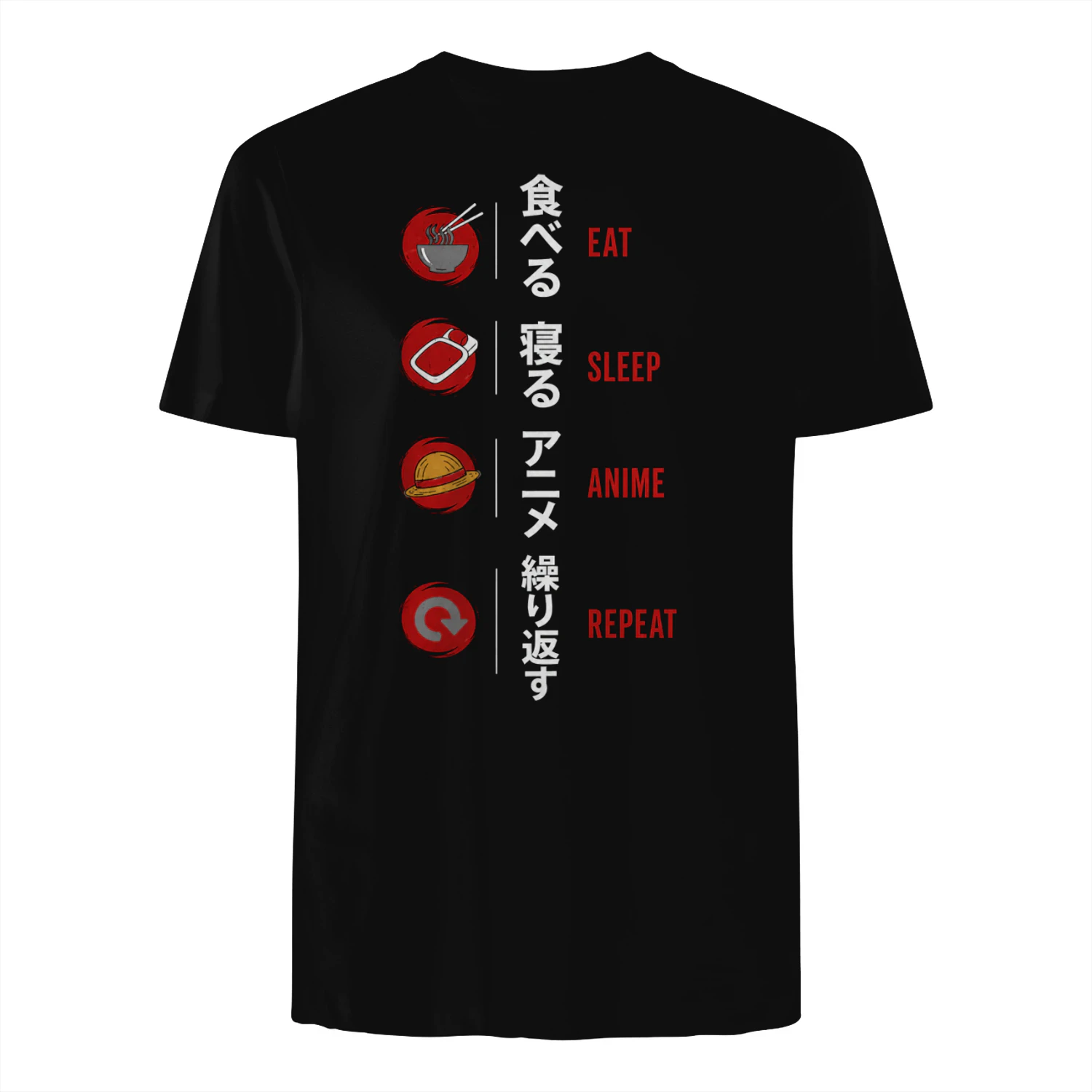 Eat Sleep Anime Repeat Anime Lover Tee