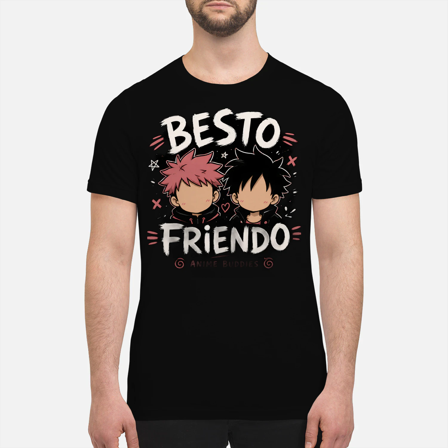🤝 Besto Friendo Anime Buddies T-Shirt – Funny Japanese Anime Friendship Graphic Tee 🎌 Get Yours Today!