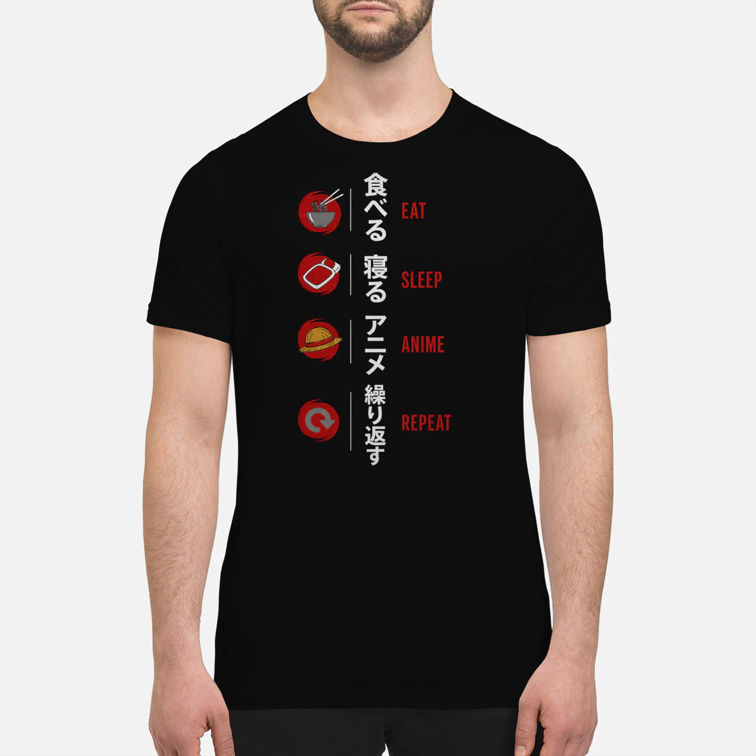 Eat Sleep Anime Repeat Anime Lover Tee