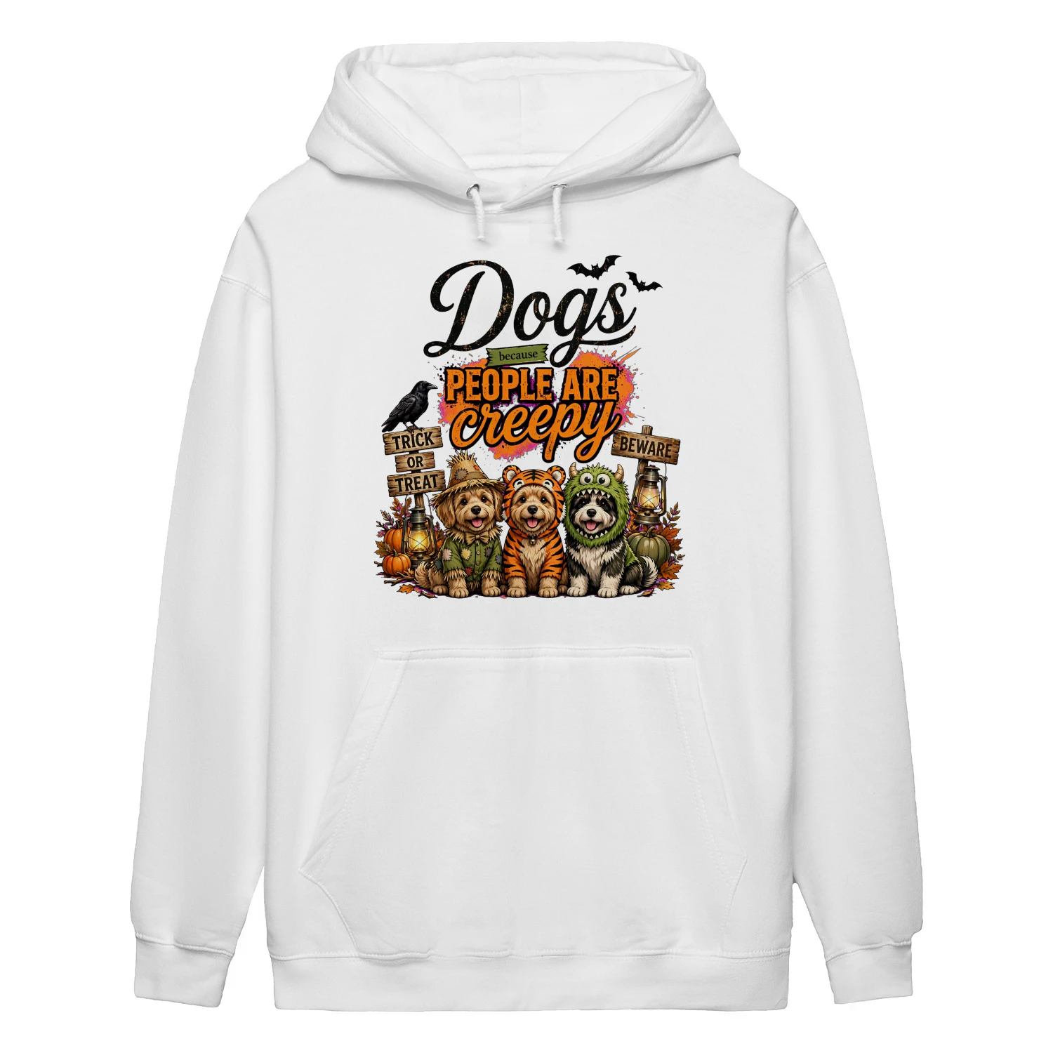 Spooky Hundälskare Hoodie