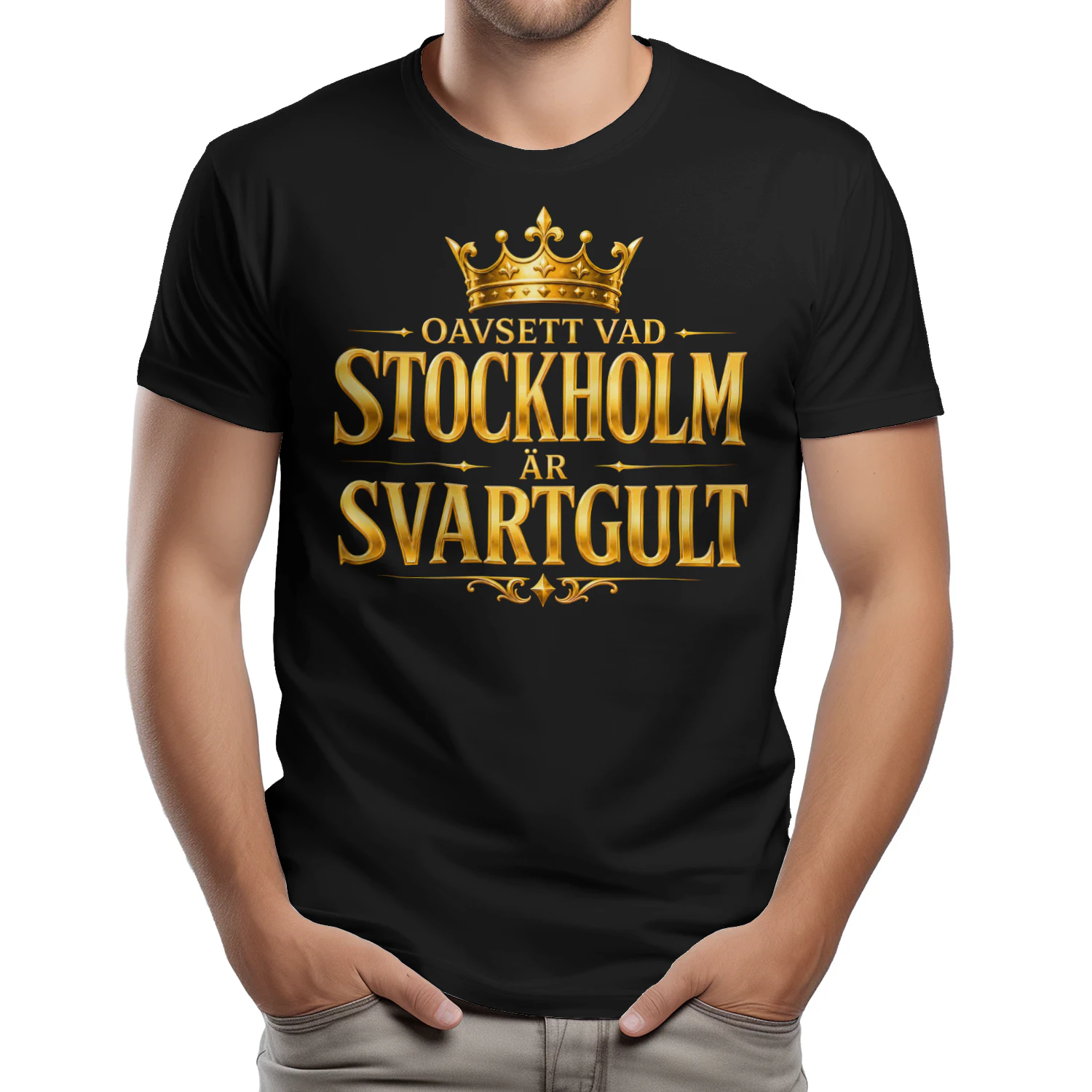 OAVSETT VAD, STOCKHOLM ÄR SVARTGULT