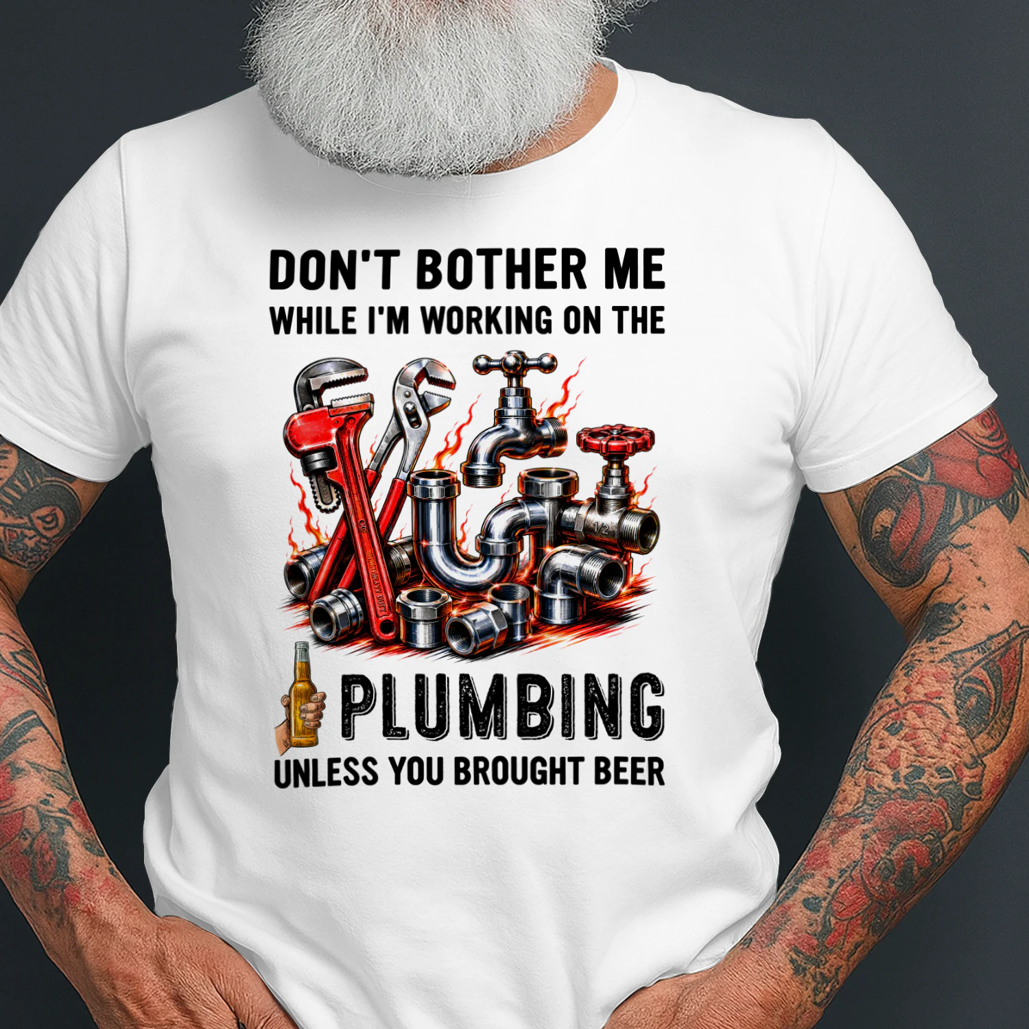 Don't Bother Me Working On The Plumbing
