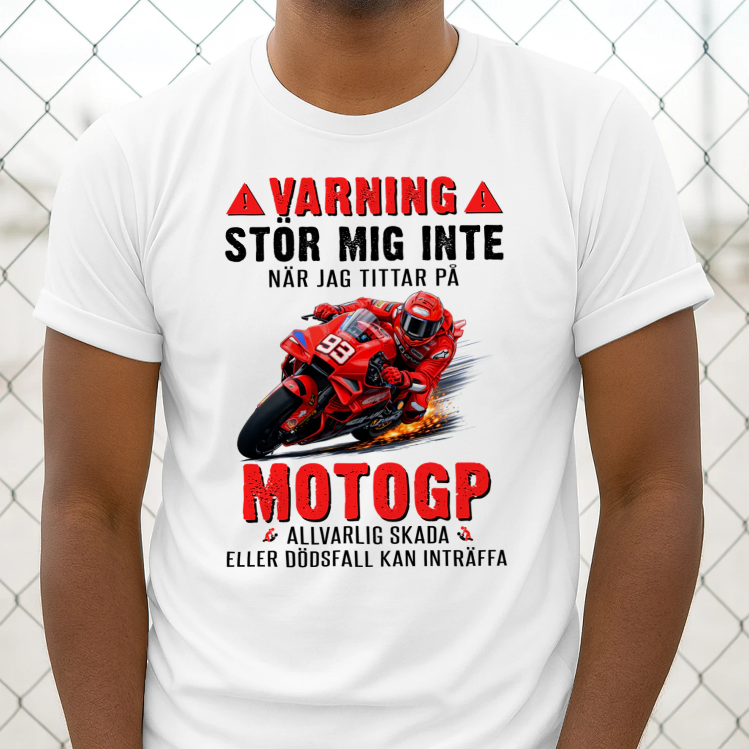 Varning Stör Mig Inte Motogp