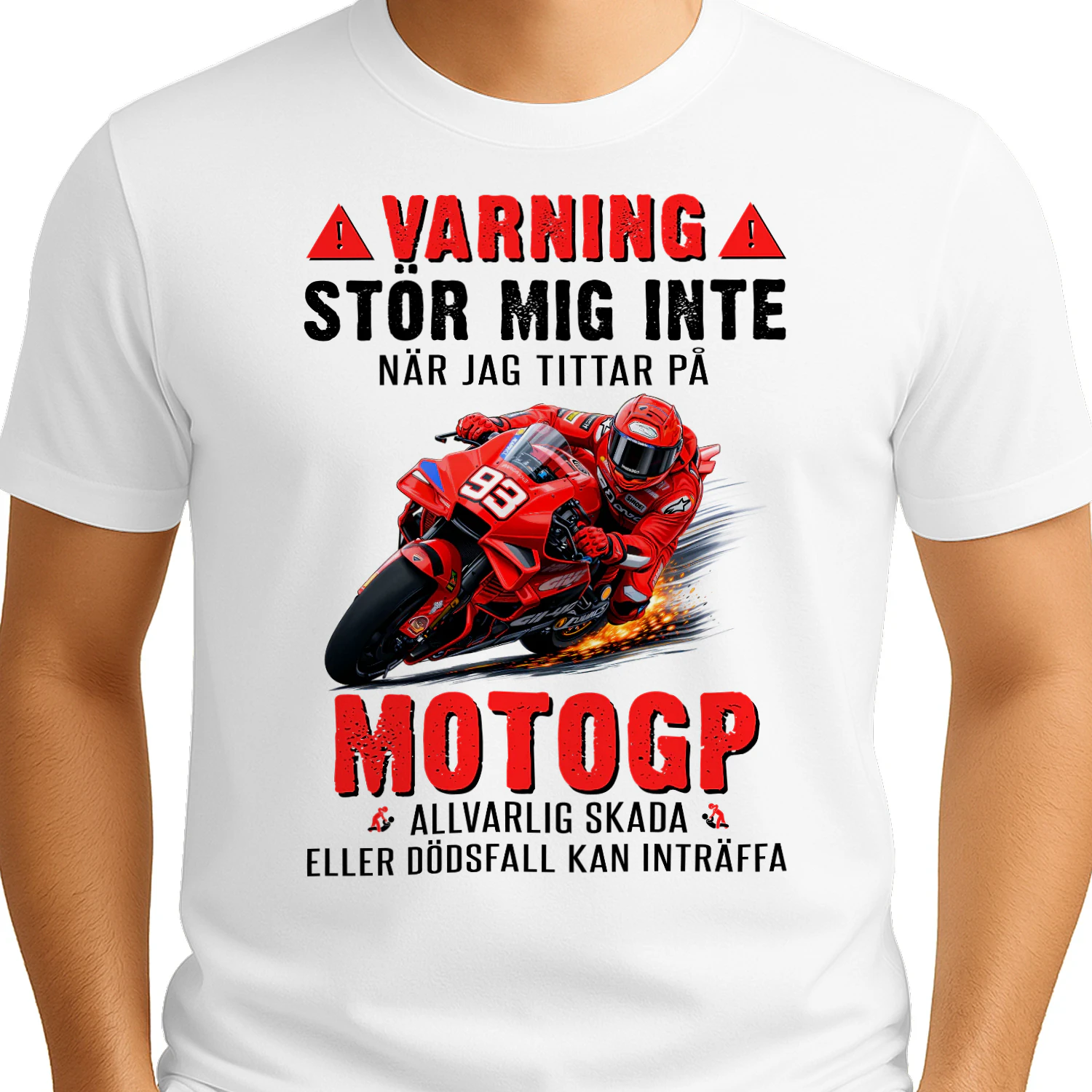 Varning Stör Mig Inte Motogp