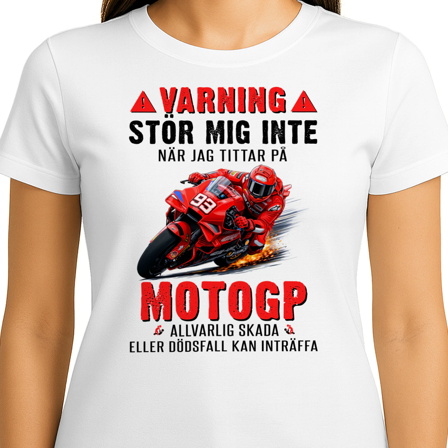 Varning Stör Mig Inte Motogp